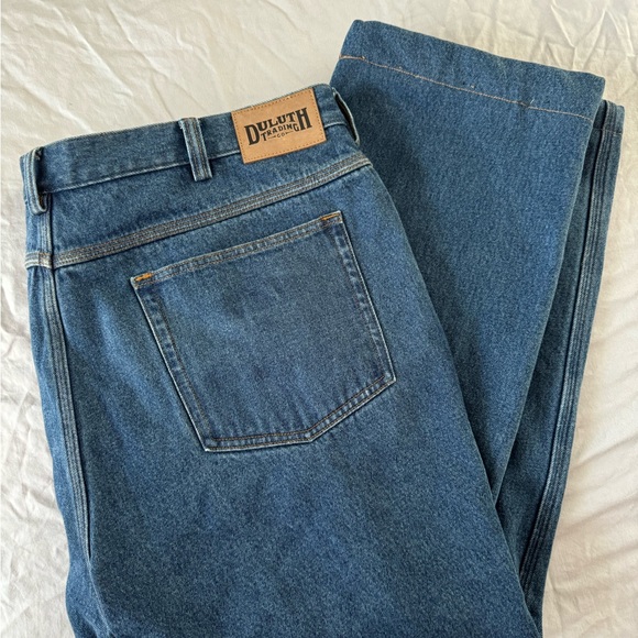 DULUTH TRADING COMPANY JEANS! %100 cotton!! %100 percent COTTON LINING - Picture 3 of 16